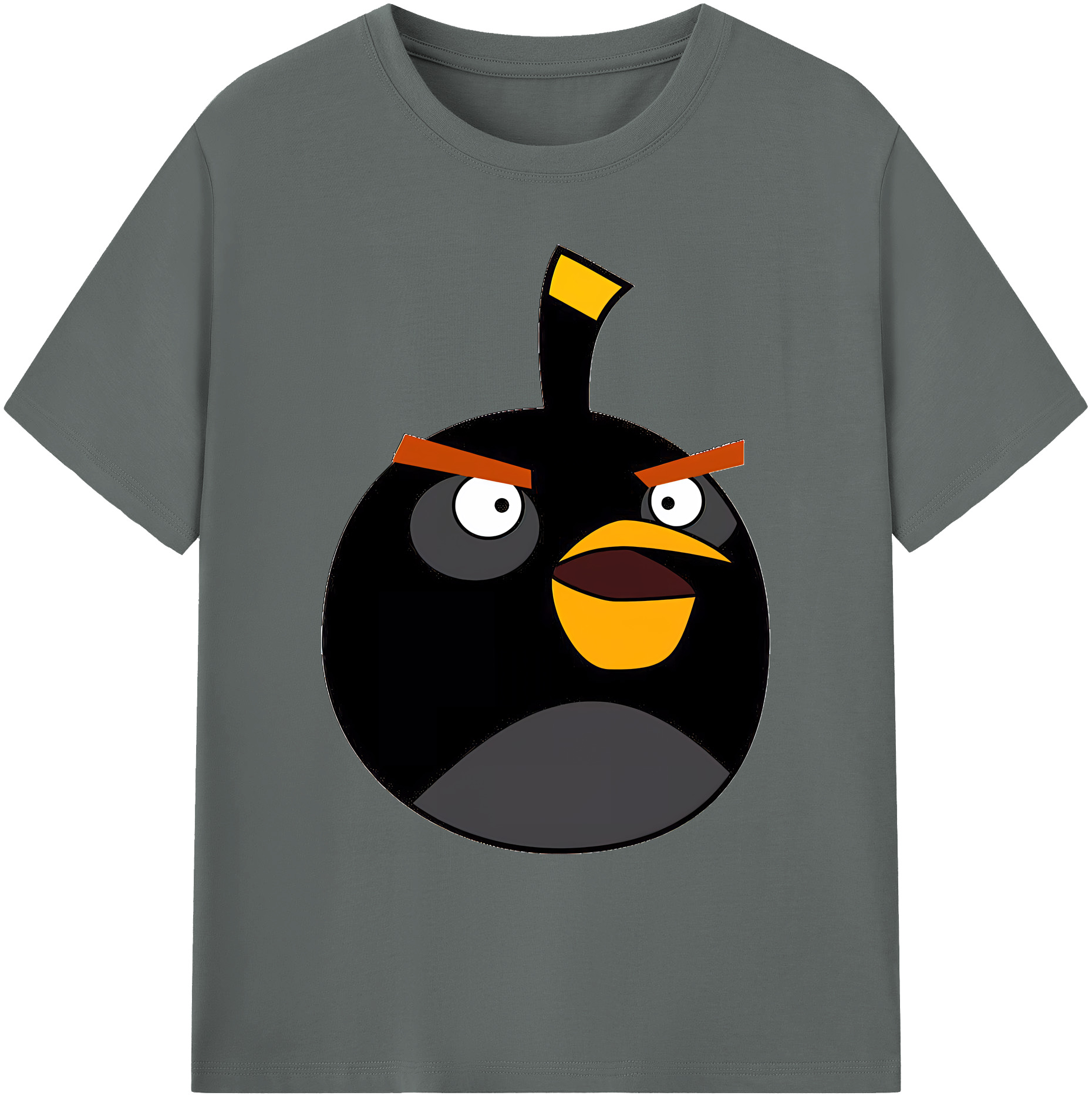 （画像用） Angry Birds アングリーバード 綿100％ メンズ半袖Tシャツ｜肌触りやわらか＆通気性